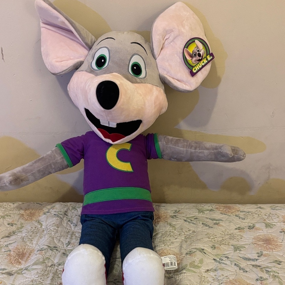 Chuck E. Cheese Mouse Plush Toy